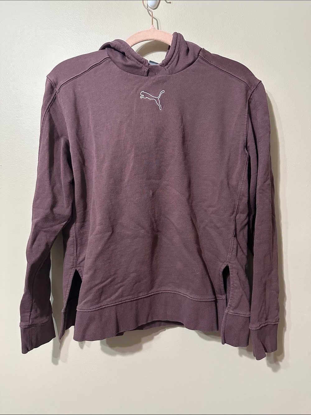Puma Women's Crewneck Hoodie in Plum